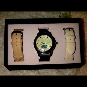 Go Gators! Lovely 3 piece Ladies Watch Set